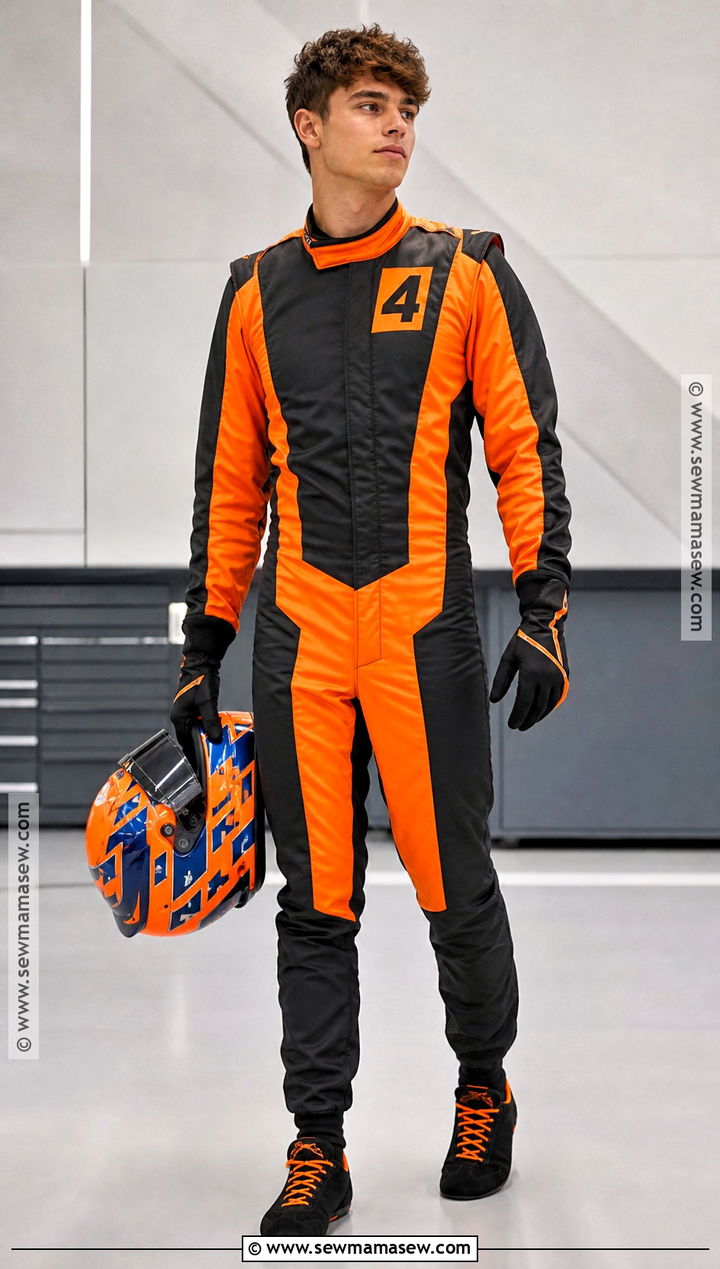 Lando Norris Papaya Driver Costume - 30 F1 Driver Halloween Costume Ideas