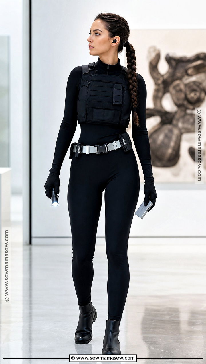 Lara Croft Black Catsuit Costume - 35 laura croft costume ideas