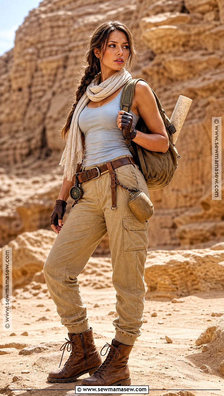 Lara Croft Desert Explorer Costume - 35 laura croft costume ideas