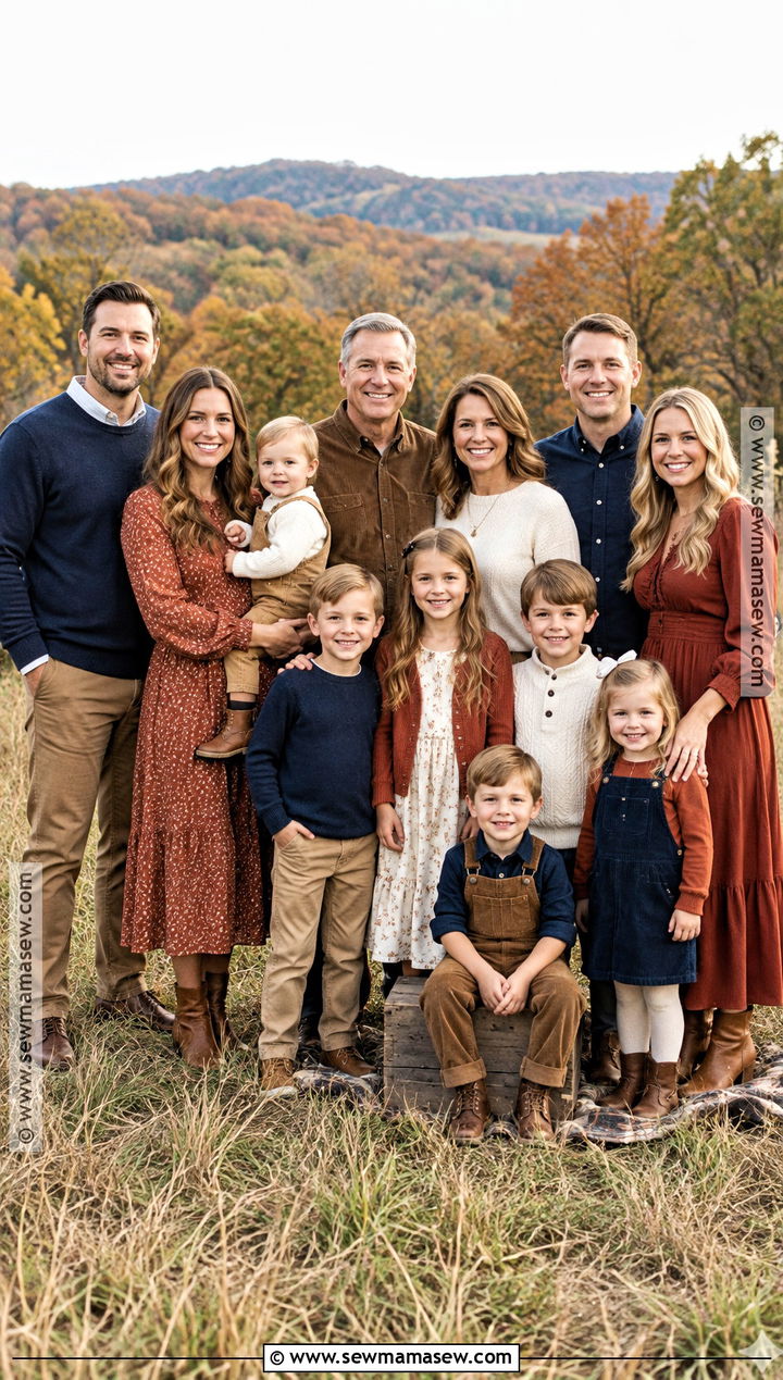 Large Family Fall Outfit - 15 fall family outfits 2026