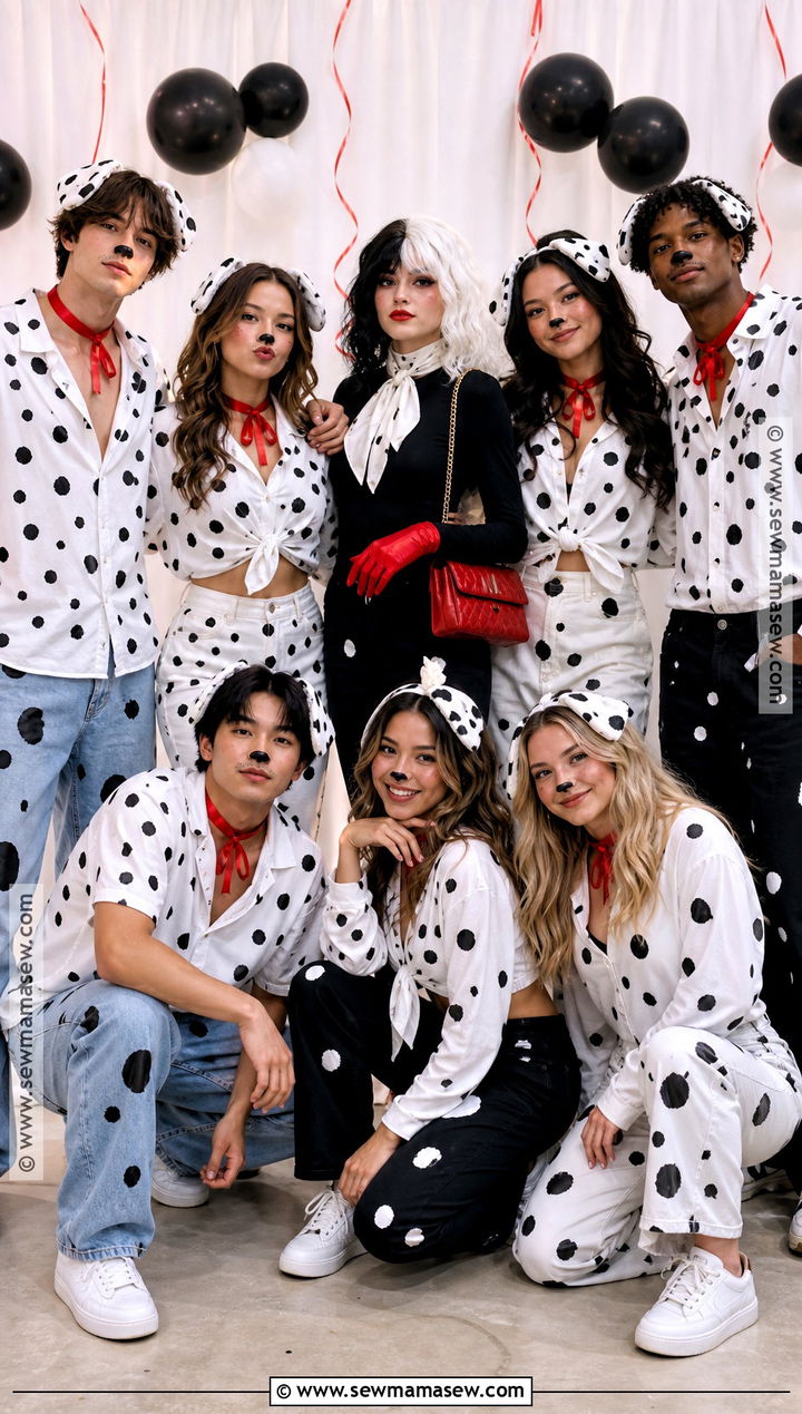Last Minute 101 Dalmatians Group Costume - 40 101 dalmations costume ideas
