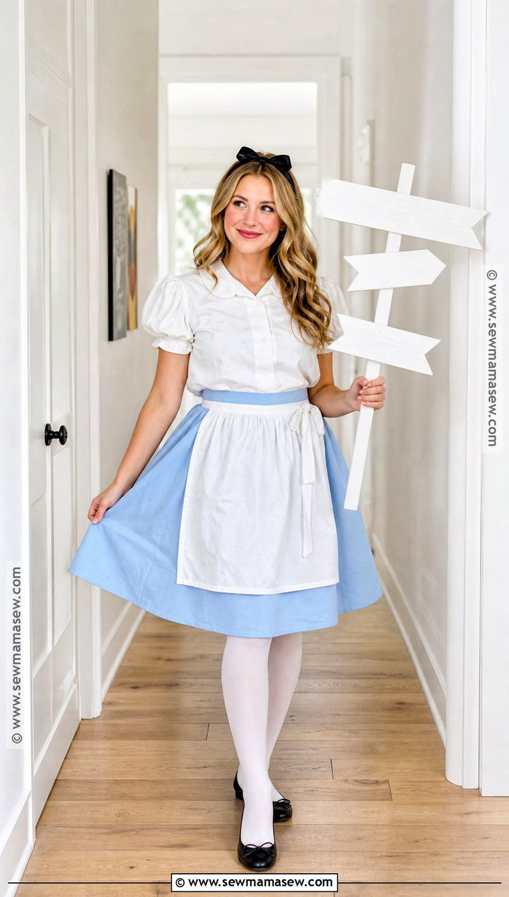 Last Minute Alice Costume With Blue Skirt - 40 alice costume ideas
