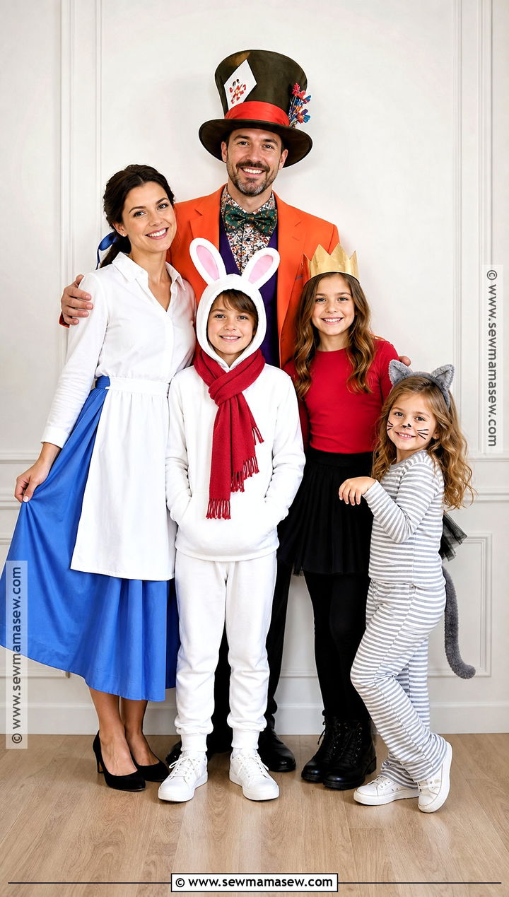 Last Minute Alice Family Costume - 30 alice in wonderland family costumes