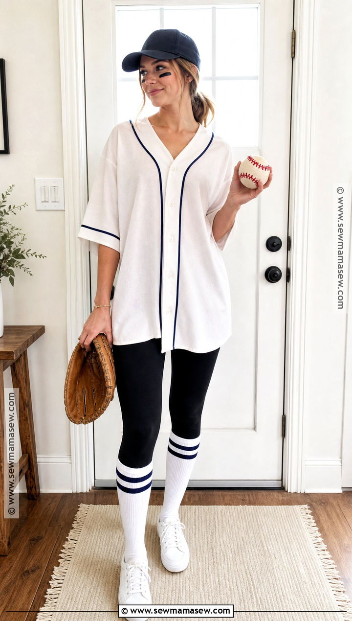 Last Minute Baseball Player Costume - 30 baseball costume ideas