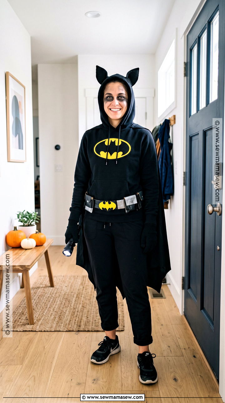 Last Minute Batman Hoodie Costume - 50 batman costume ideas