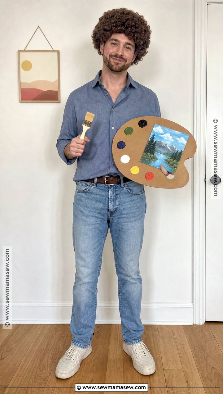Last Minute Bob Ross Costume - 35 bob ross costume ideas