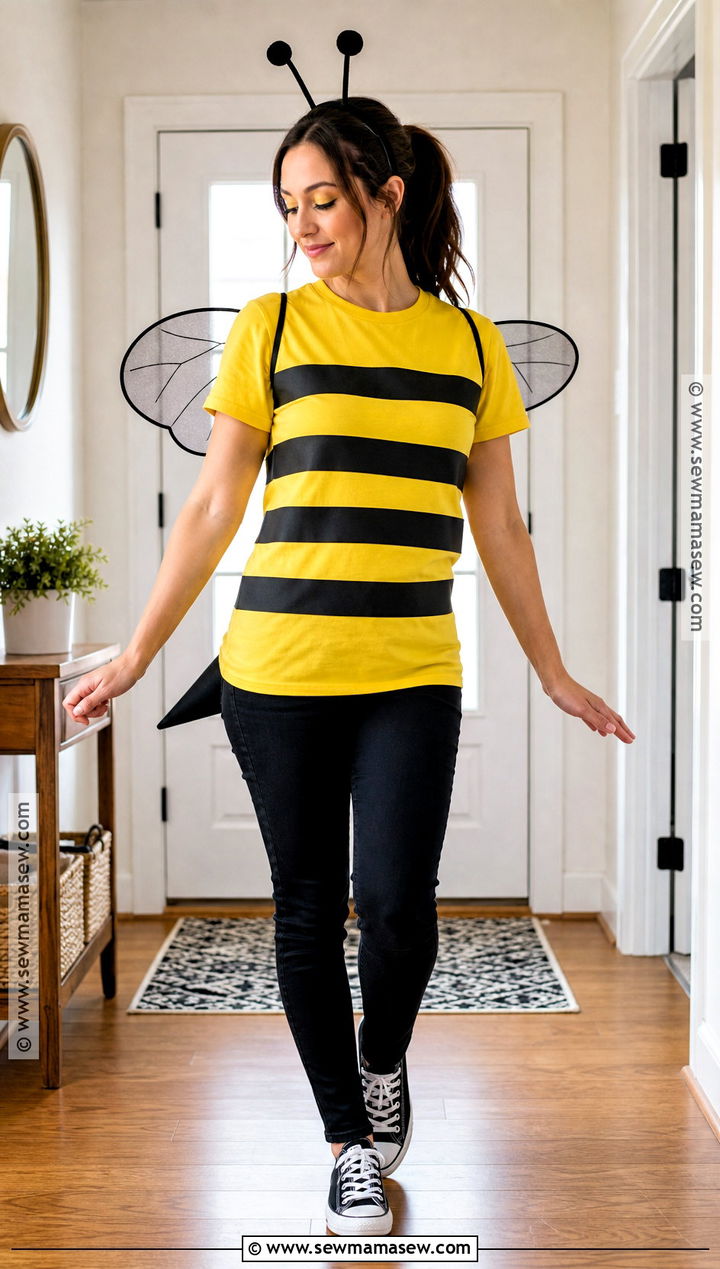 Last Minute Bumble Bee Costume With T Shirt - 30 Bumble Bee Costume Ideas for Women