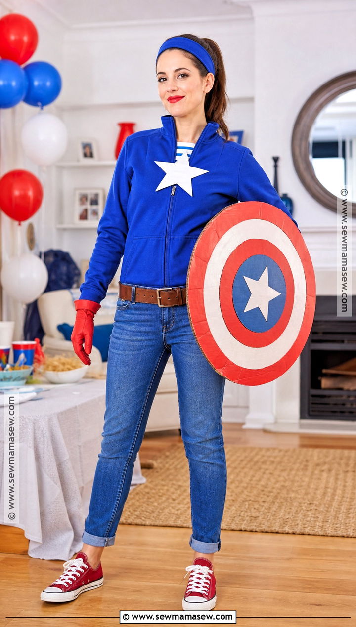 Last Minute Captain America Costume - 30 Captain America Costume Ideas for Women