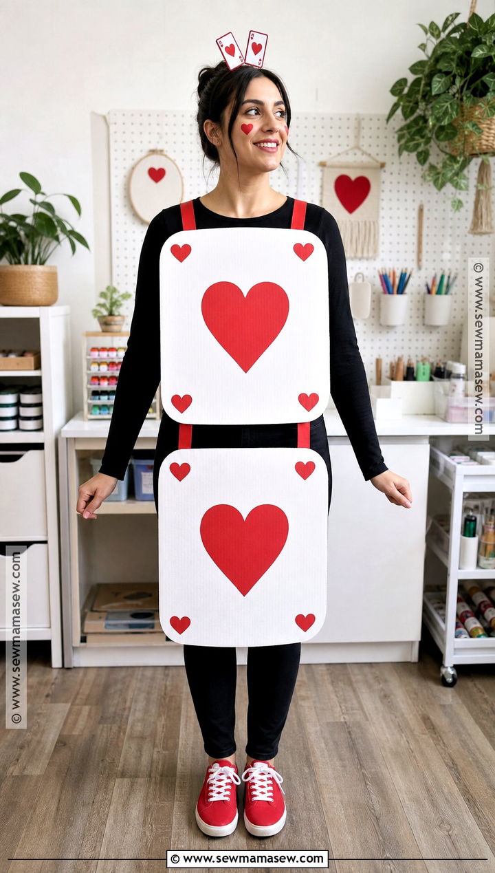 Last Minute Cardboard Playing Card Costume - 30 playing card costume ideas