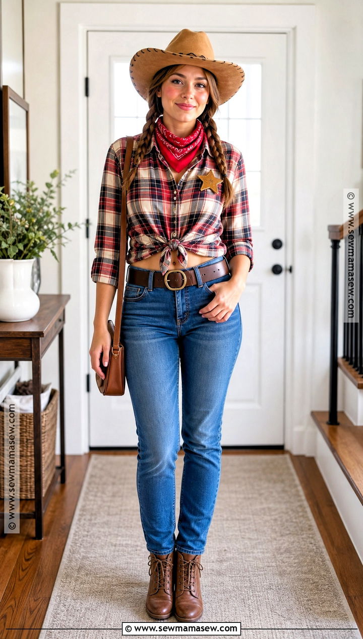 Last Minute Cowgirl Costume - 30 easy cowgirl costume ideas