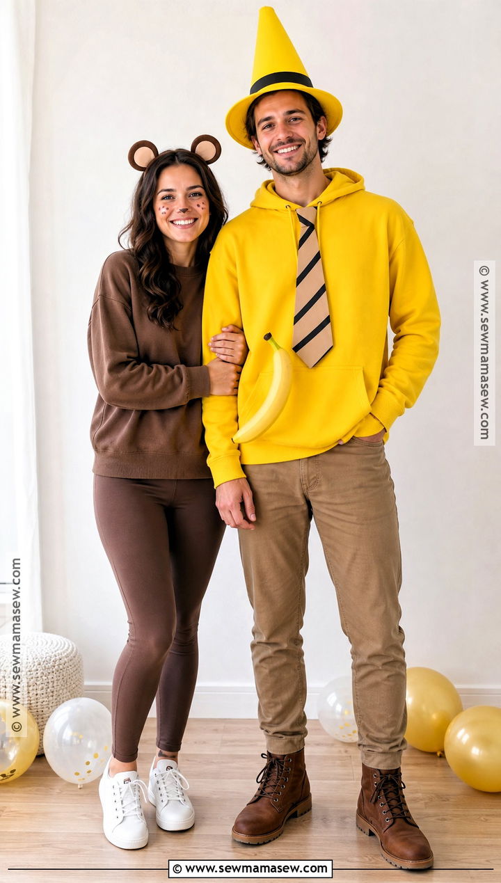 Last Minute Curious George Couple Costume - 35 curious george couple costume ideas