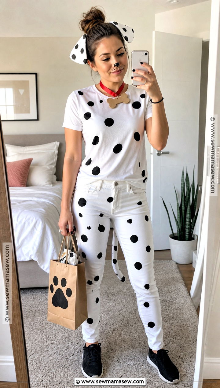 Last Minute Dalmatian Halloween Costume - 30 dalmatian halloween costume ideas