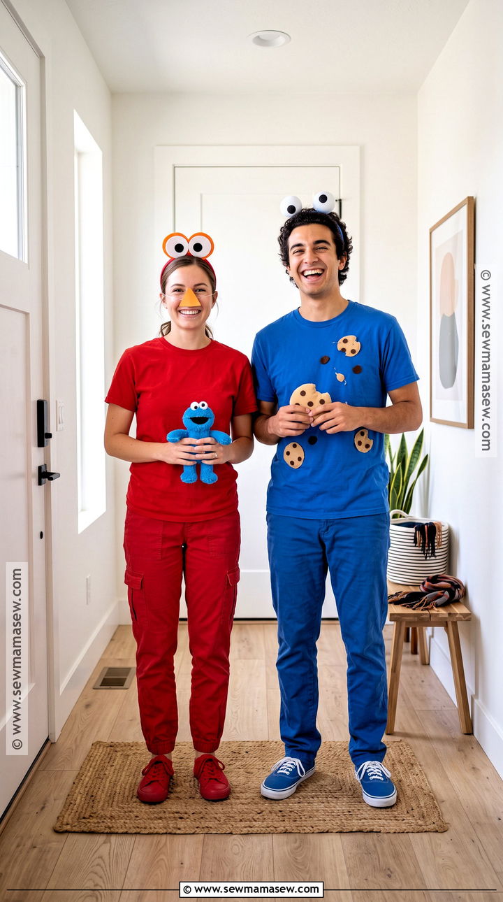 Last Minute Elmo And Cookie Monster Costume - 40 elmo and cookie monster costumes