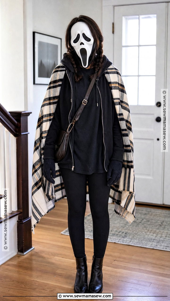 Last Minute Ghost Face Costume With Leggings - 45 ghost face costume ideas for women