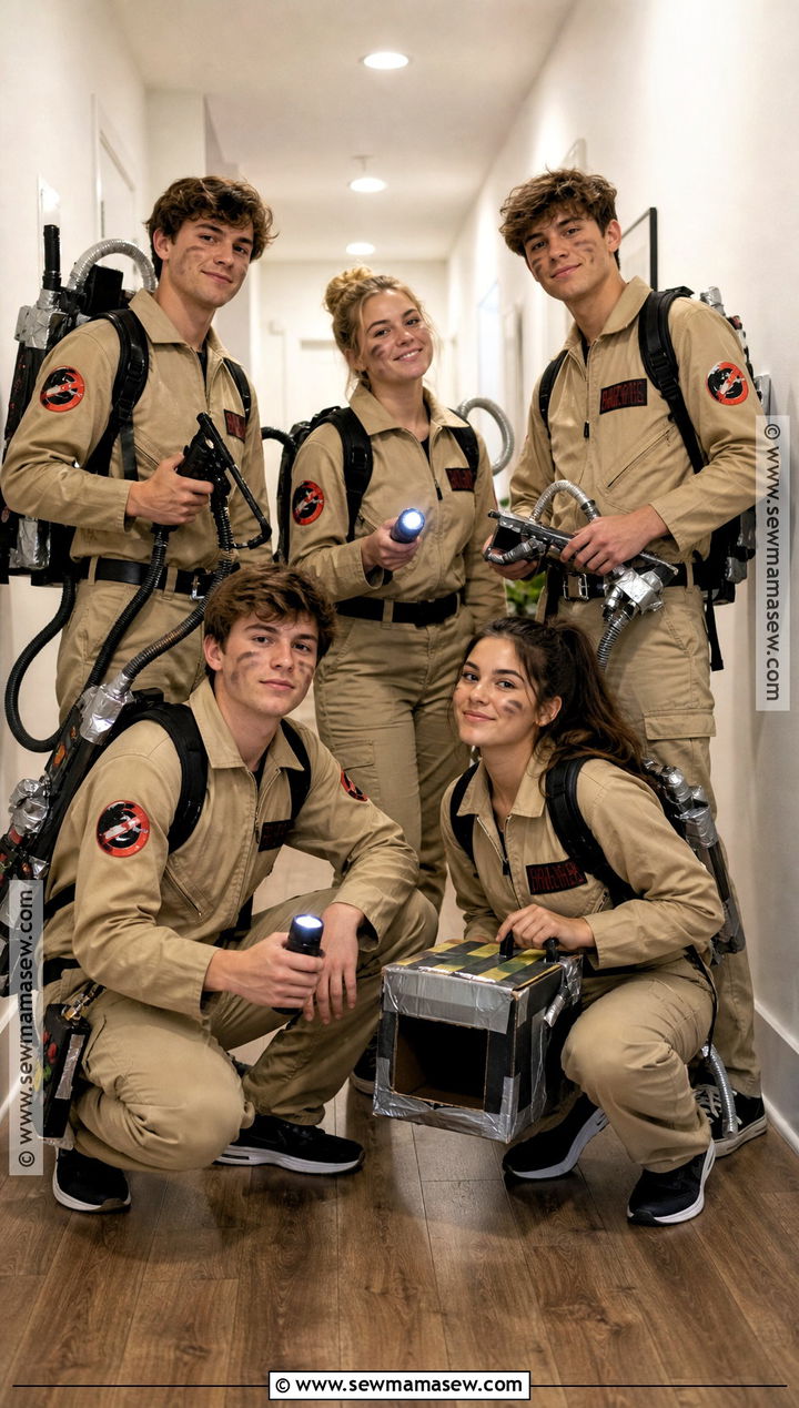 Last Minute Ghostbusters Group Costume - 40 ghostbusters costume ideas
