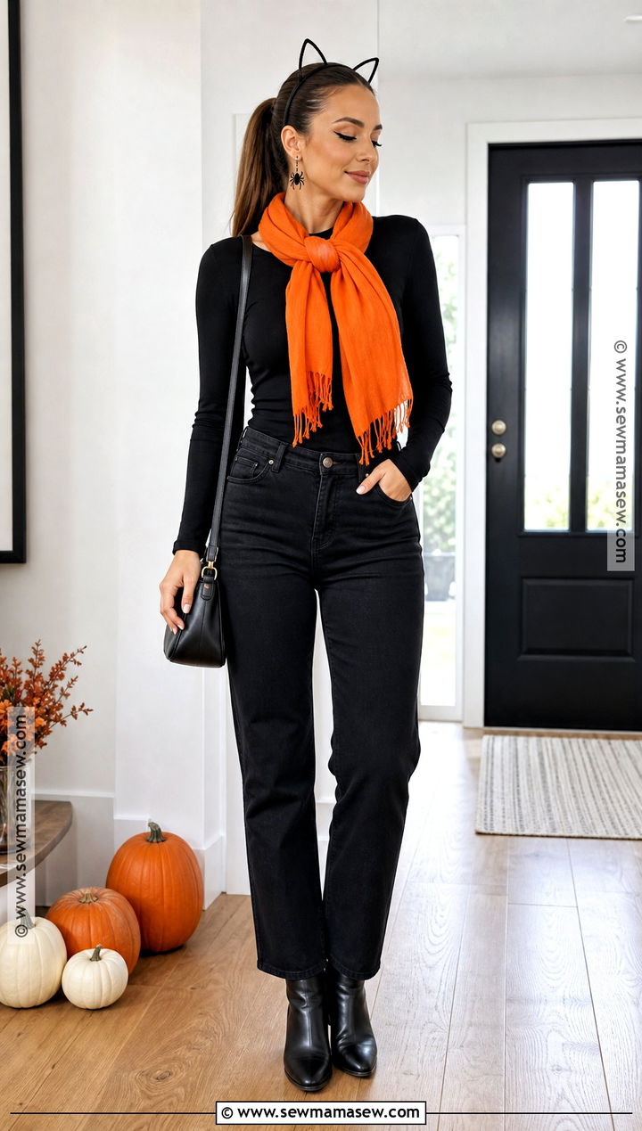 Last Minute Halloween Outfit With Closet Basics - 50 halloween outfits