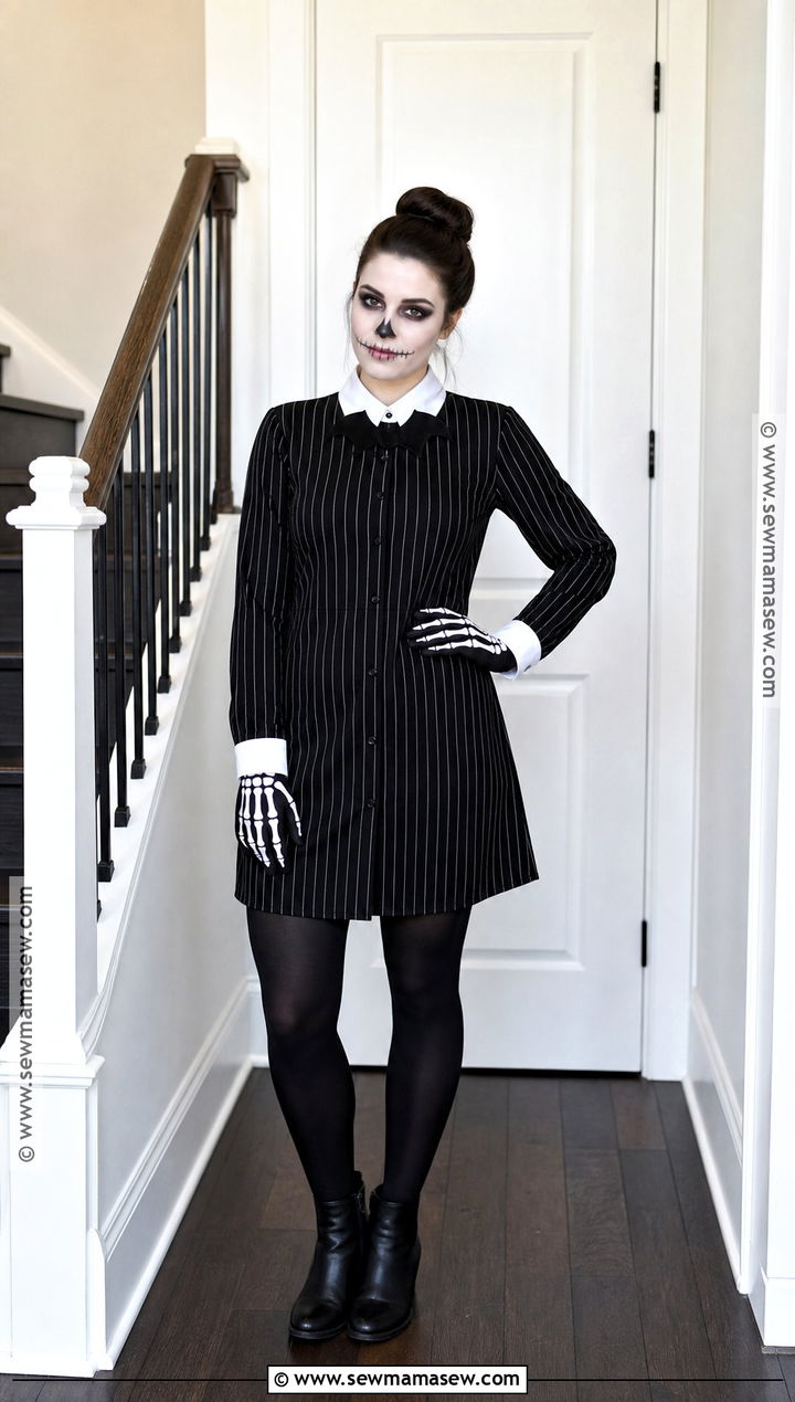 Last Minute Jack Skellington Costume With Black Dress - 30 Jack Skellington Costume Ideas for Women