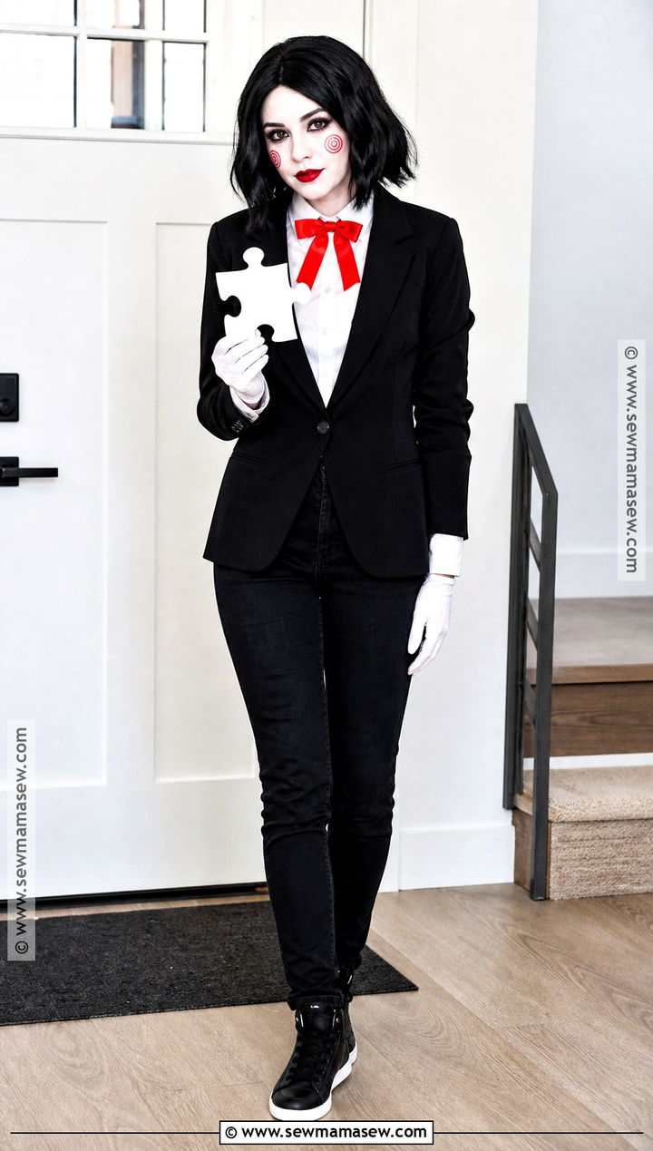 Last Minute Jigsaw Costume From Your Closet - 40 jigsaw costume ideas for women