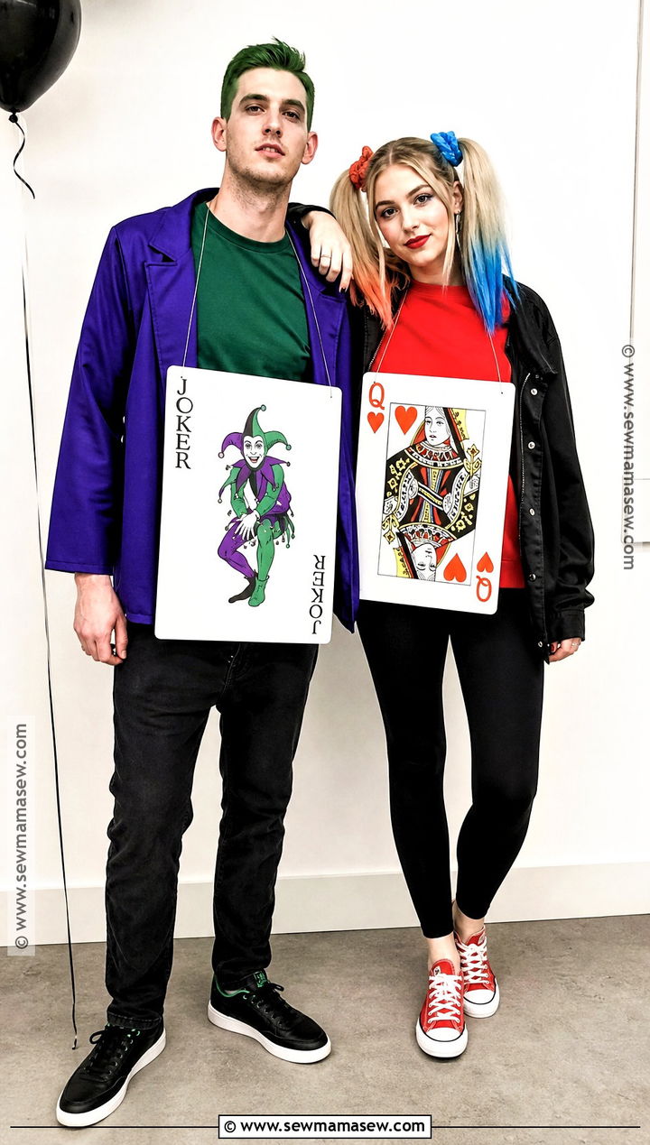 Last Minute Joker And Harley Quinn Couple Costume - 35 joker couple costume ideas