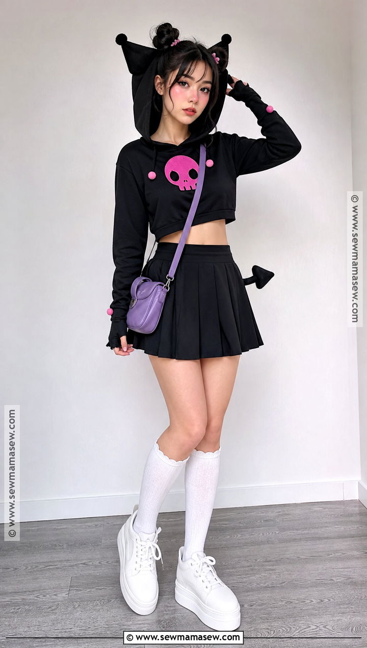 Last Minute Kuromi Costume With Hoodie - 40 kuromi costume ideas