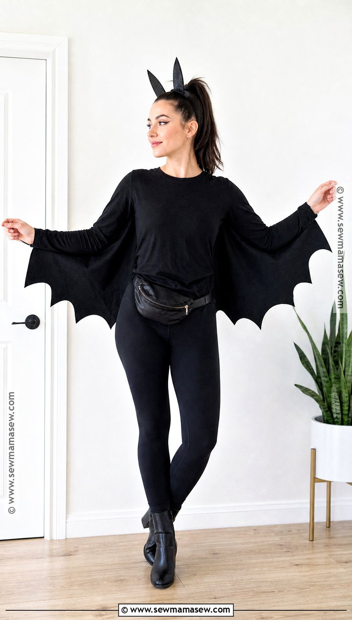 Last Minute Leggings Bat Costume - 35 Bat Costume Women's Ideas