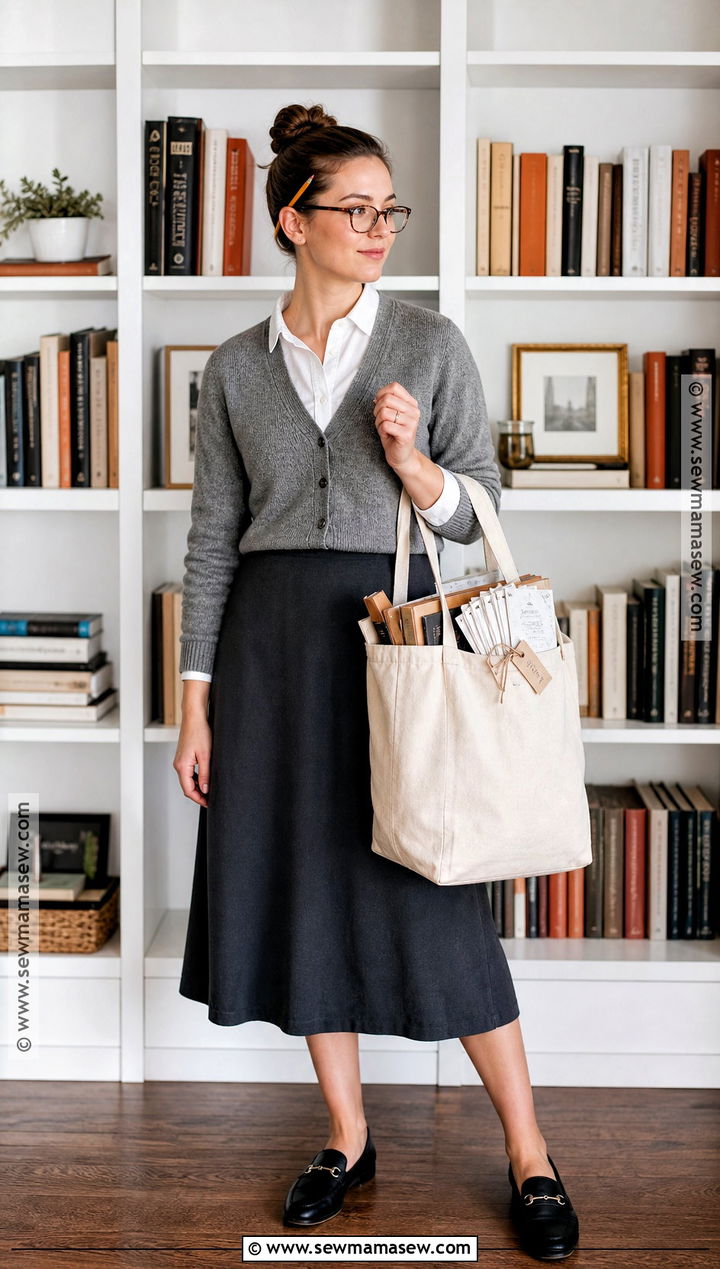 Last Minute Librarian Costume With Closet Basics - 30 librarian costume ideas