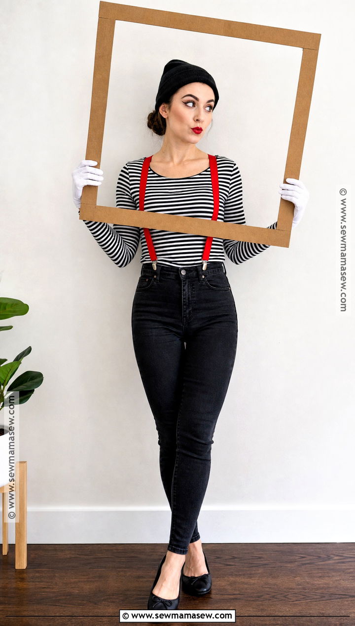 Last Minute Mime Costume With Closet Basics - 30 Mime Costume Ideas for Women