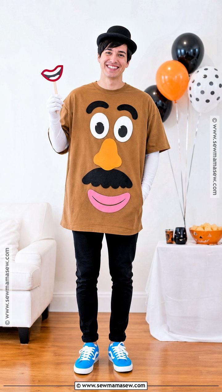 Last Minute Mr Potato Head T Shirt Costume - 30 mr potato head costume ideas
