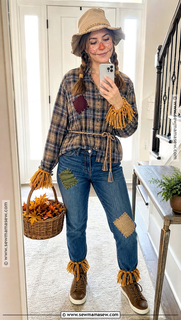 Last Minute No Sew Scarecrow Costume - 35 Scare Crow Halloween Costume Ideas
