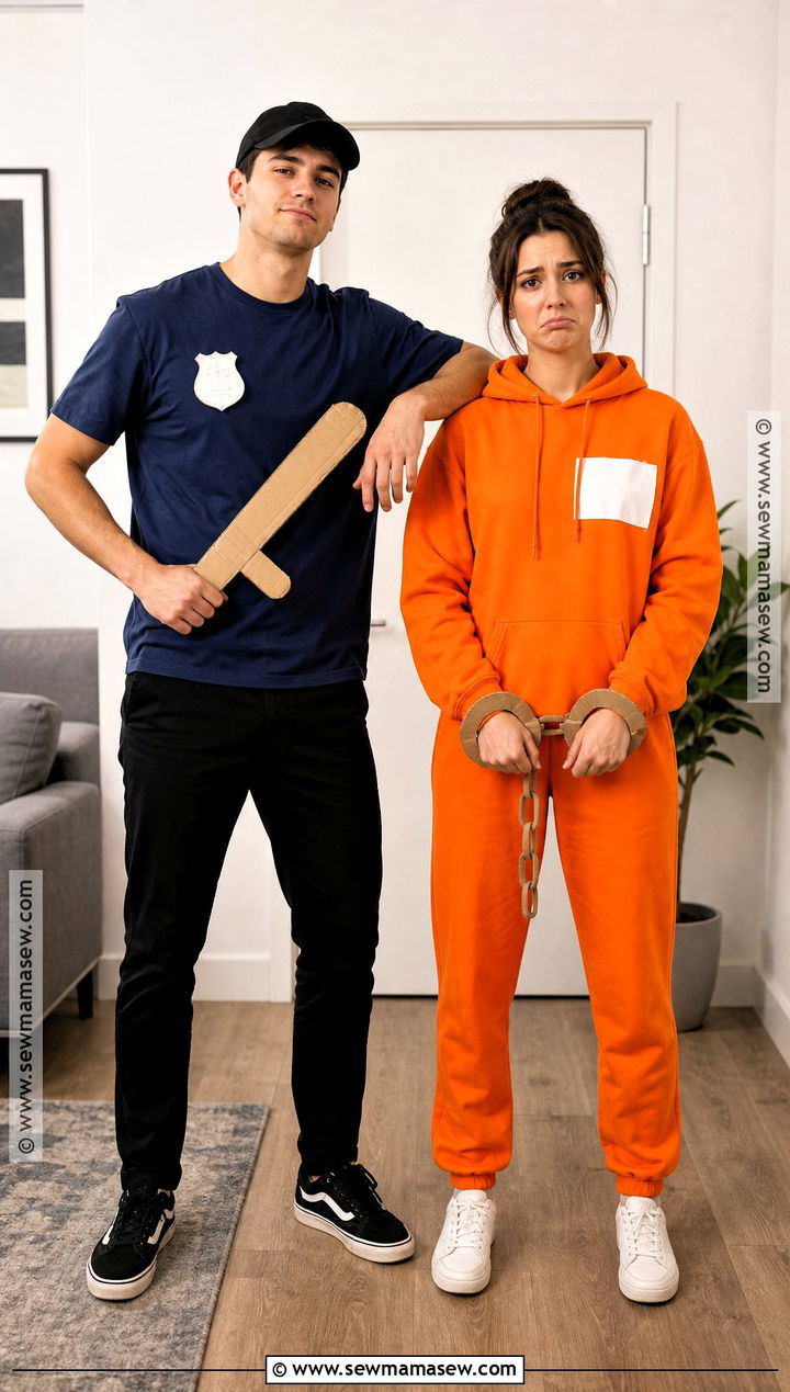 Last Minute Police And Prisoner Costume - 35 police and prisoner costume ideas