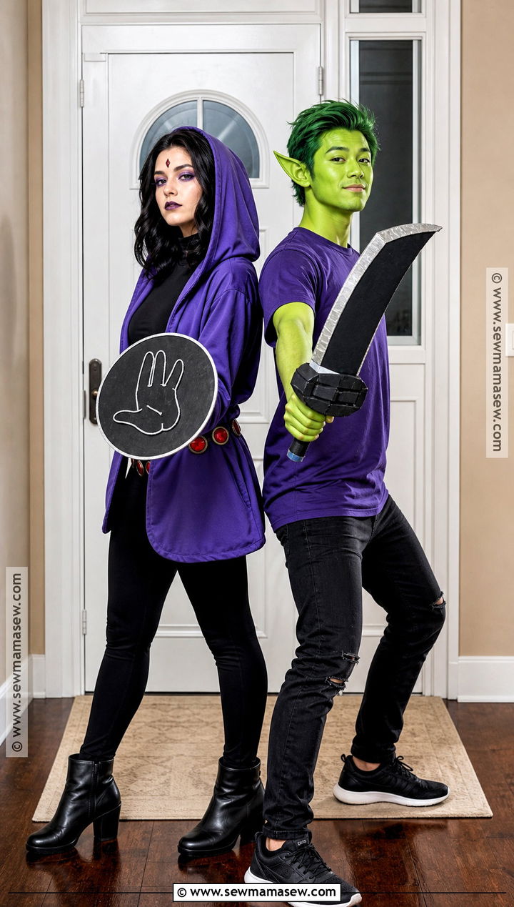 Last Minute Raven And Beast Boy Costume - 40 raven and beastboy titans costume ideas