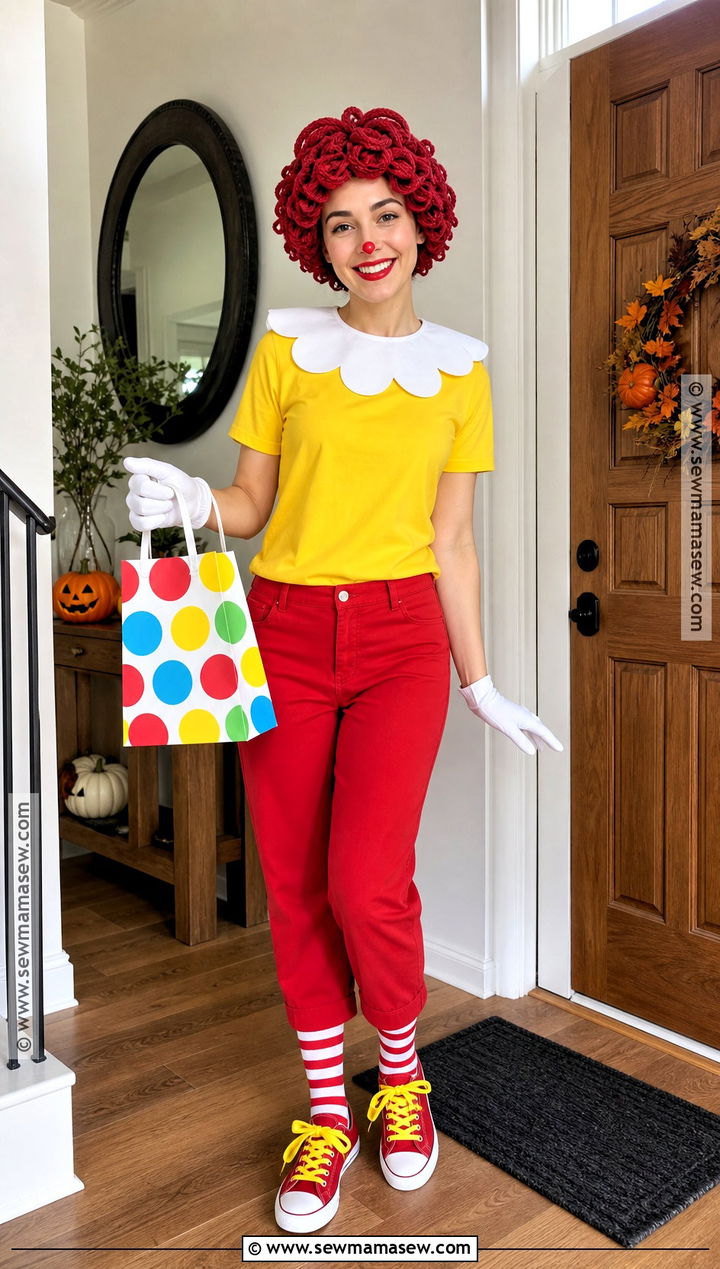 Last Minute Ronald McDonald Costume - 30 Ronald Mcdonald Costume Ideas for Women