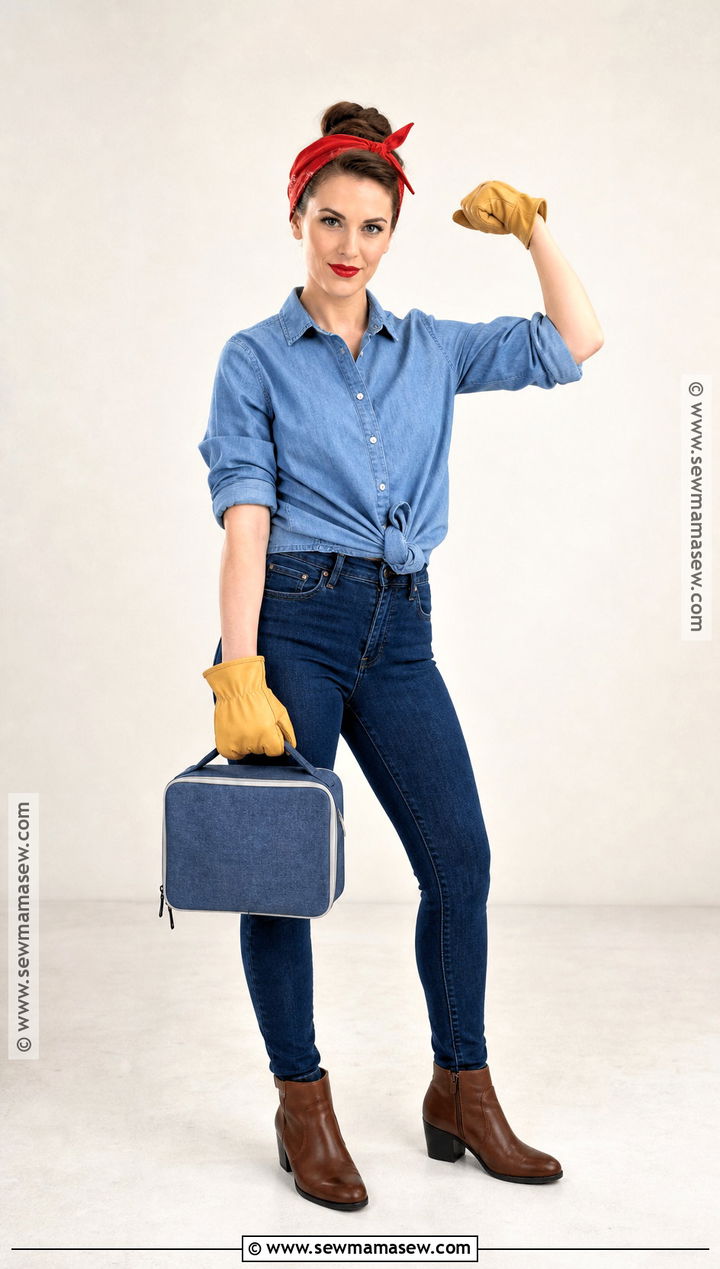 Last Minute Rosie The Riveter Costume From Your Closet - 35 rosie the riveter costume ideas