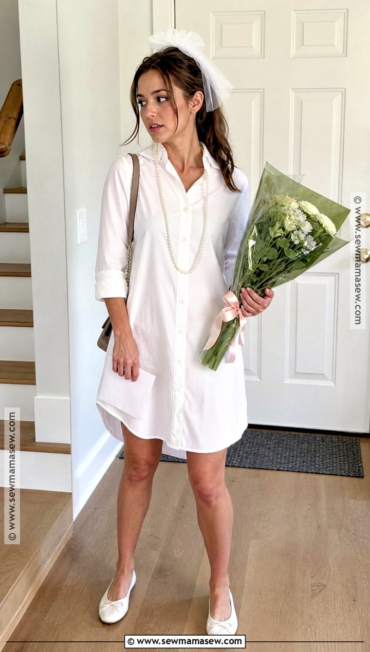 Last Minute Runaway Bride Costume With White Dress - 30 runaway bride costume ideas