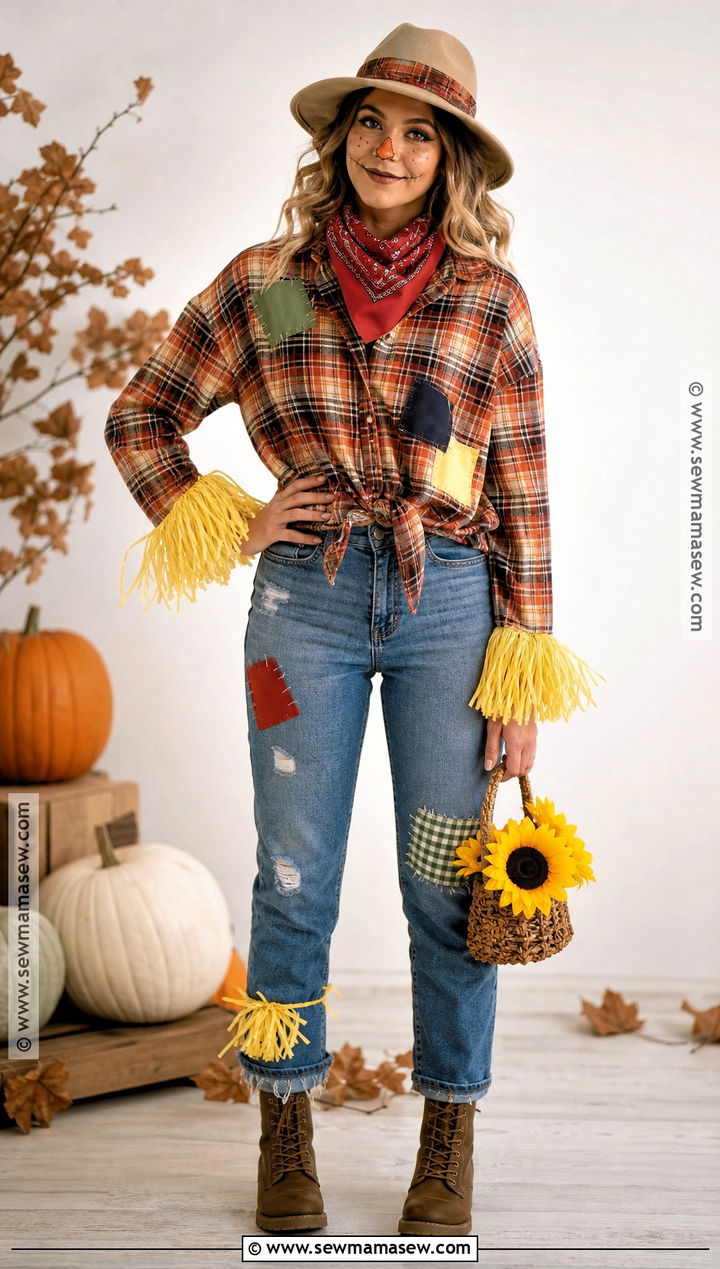Last Minute Scarecrow Costume - 50 scarecrow costume ideas