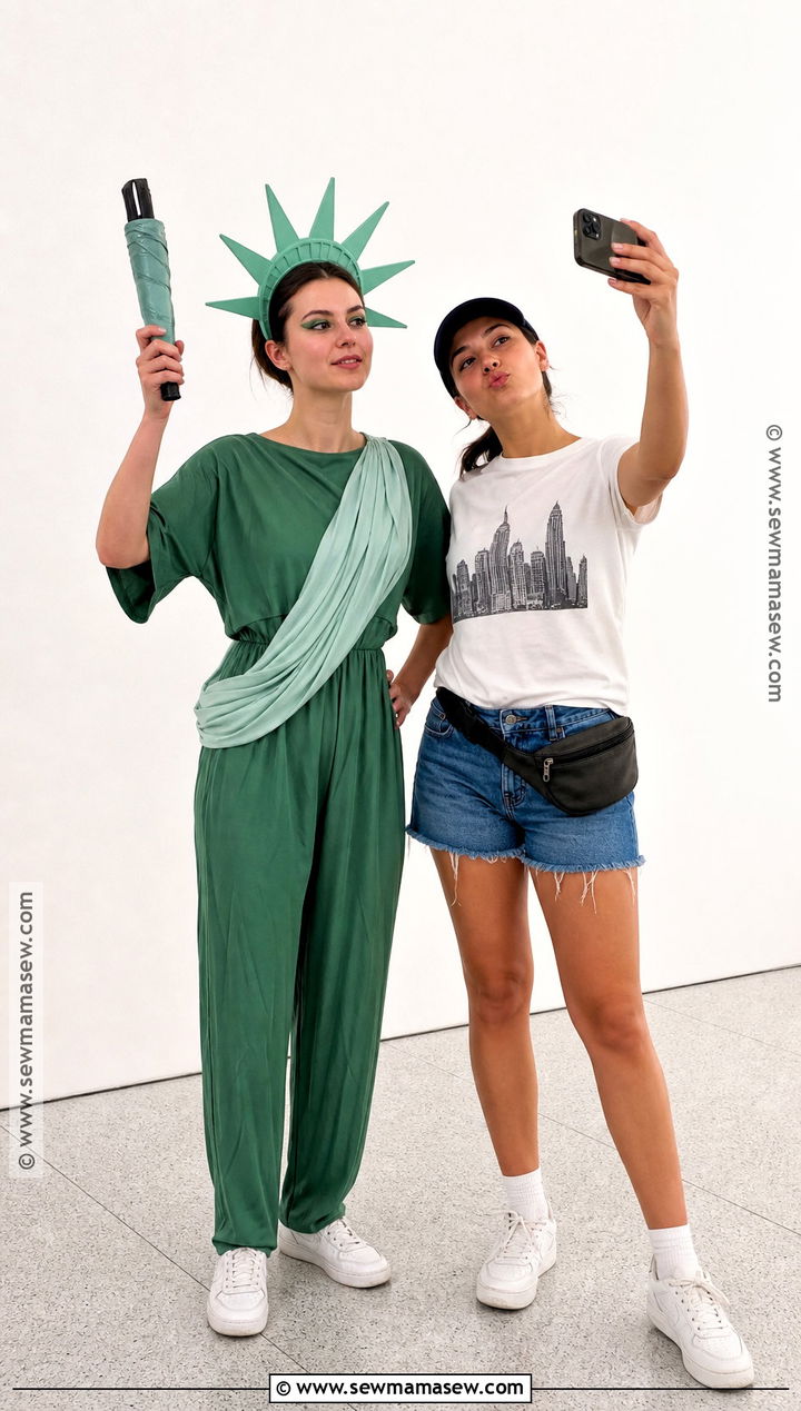 Last Minute Statue Of Liberty And Tourist Costume - 30 statue of liberty and tourist costume ideas