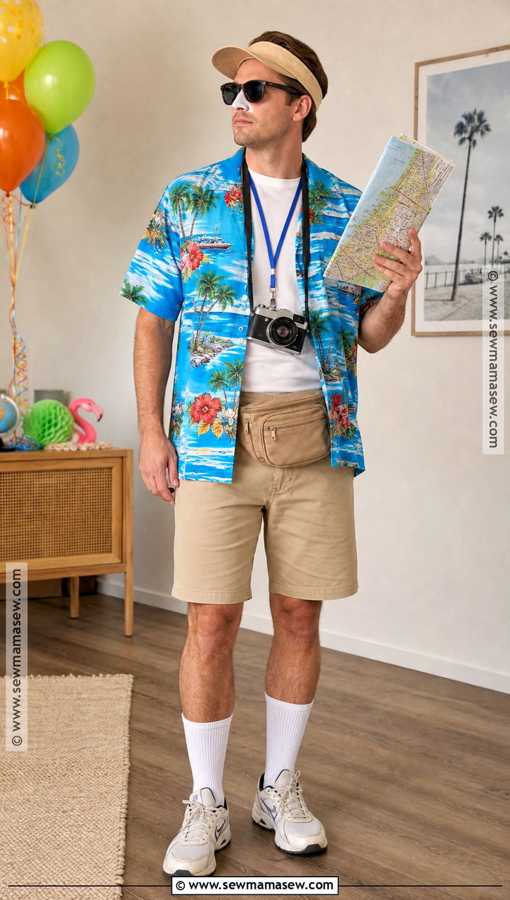 Last Minute Tourist Costume With Camera - 30 halloween costume party ideas