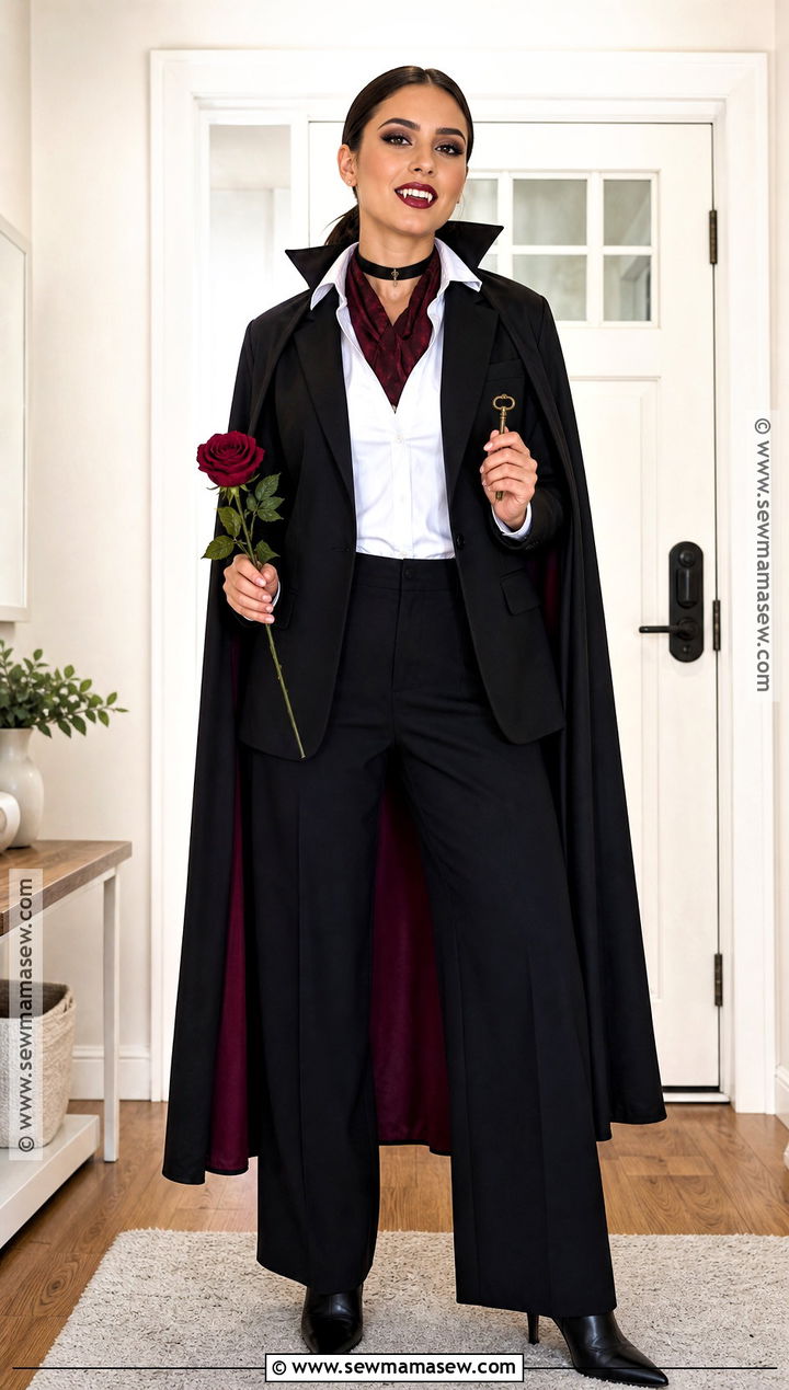 Last Minute Vampire Costume With Closet Basics - 30 vampire costume inspo ideas for women
