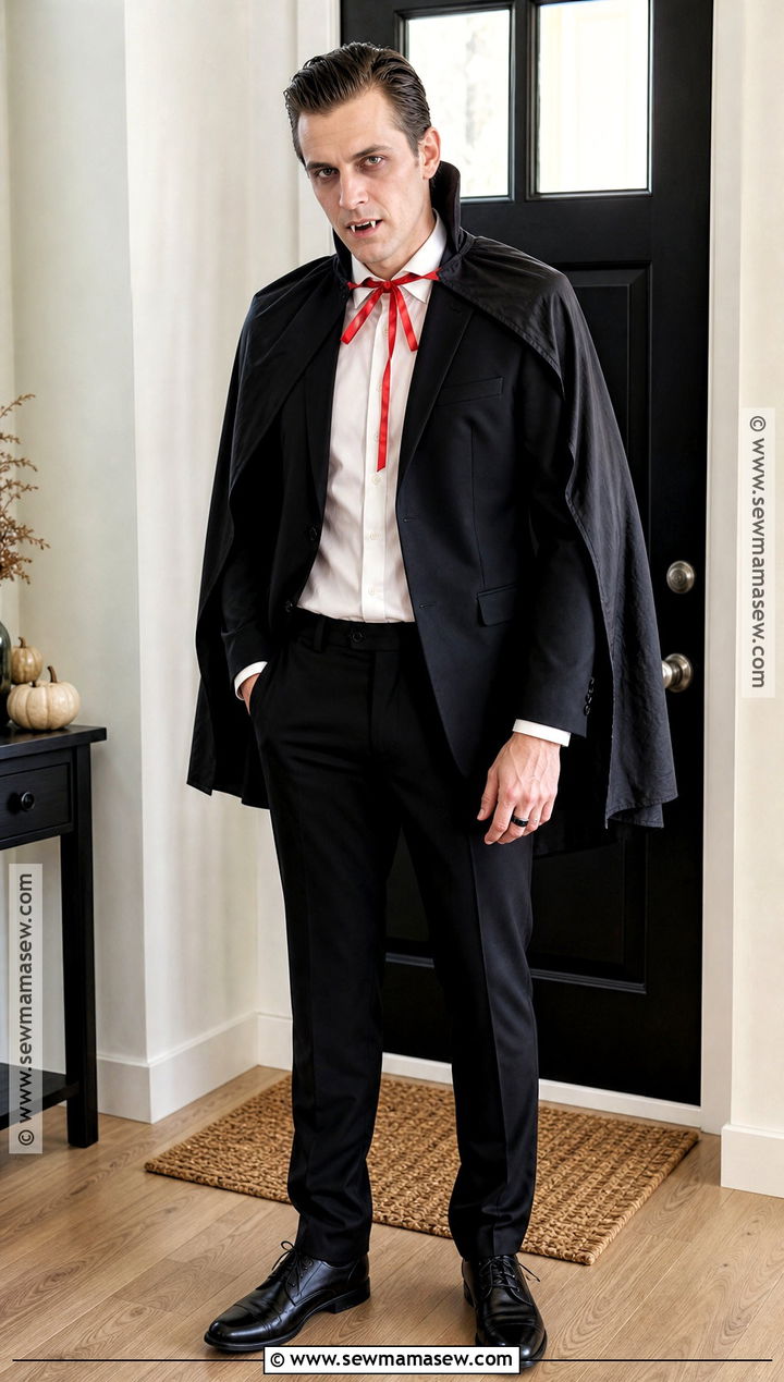 Last Minute Vampire Costume With Closet Basics - 30 Mens Vampire Costume Ideas