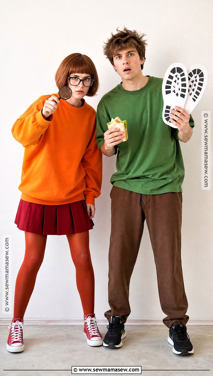 Last Minute Velma and Shaggy Costume - 35 velma and shaggy costume ideas