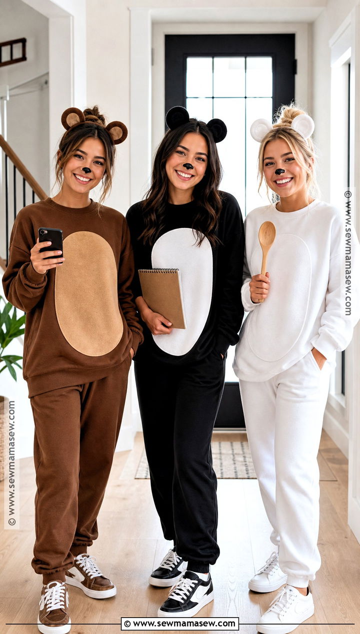 Last Minute We Bare Bears Trio Costume - 30 we bear bears costume ideas