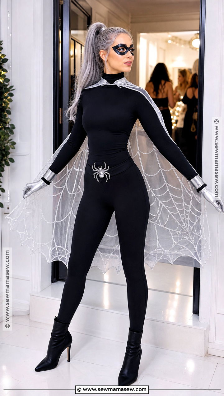 Last Minute Web Cape Spider Woman Costume - 30 spider woman costume ideas