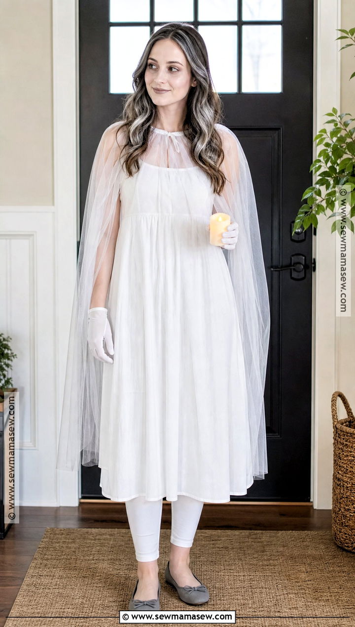 Last Minute White Dress Ghost Costume - 30 ghost dress ideas