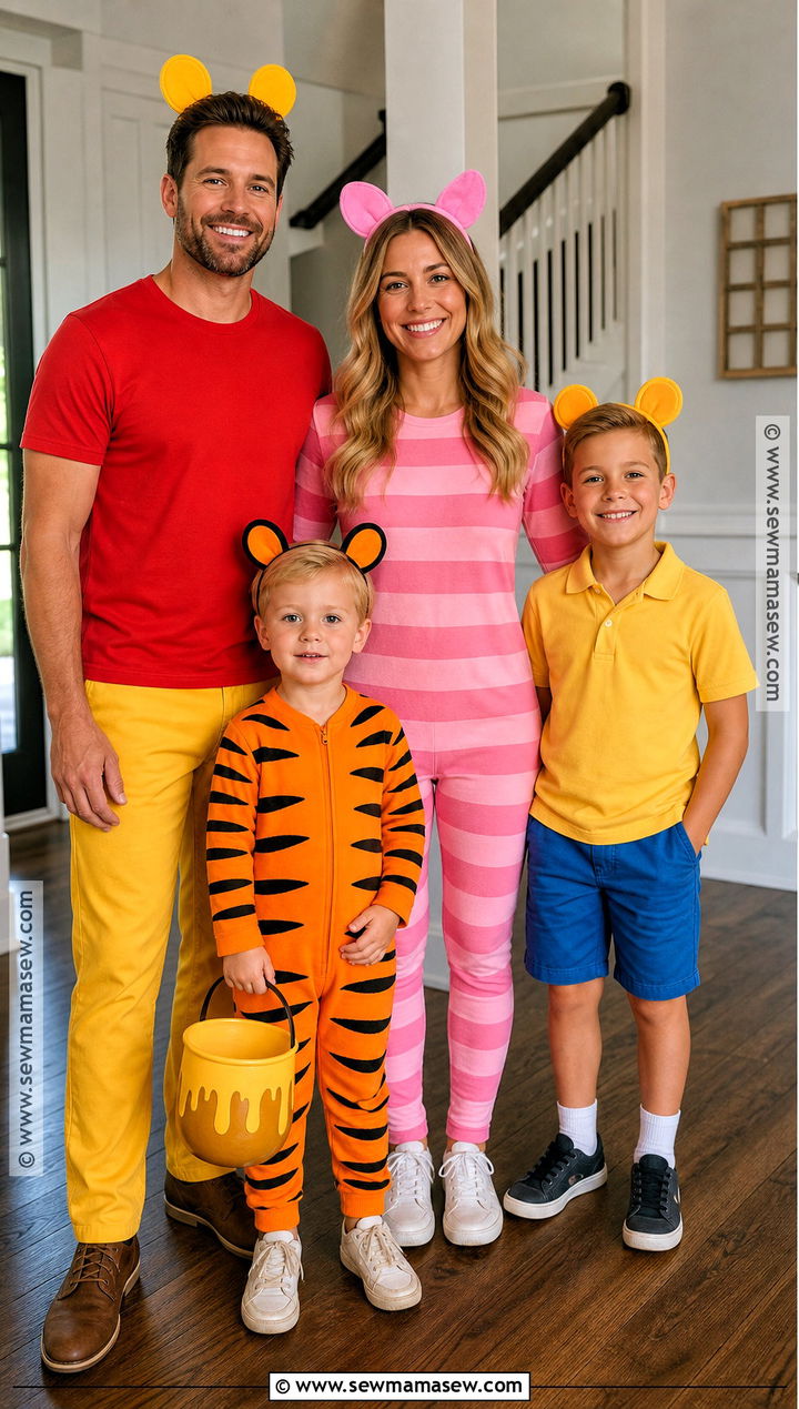 Last Minute Winnie The Pooh Family Costume - 30 winnie the pooh family costumes