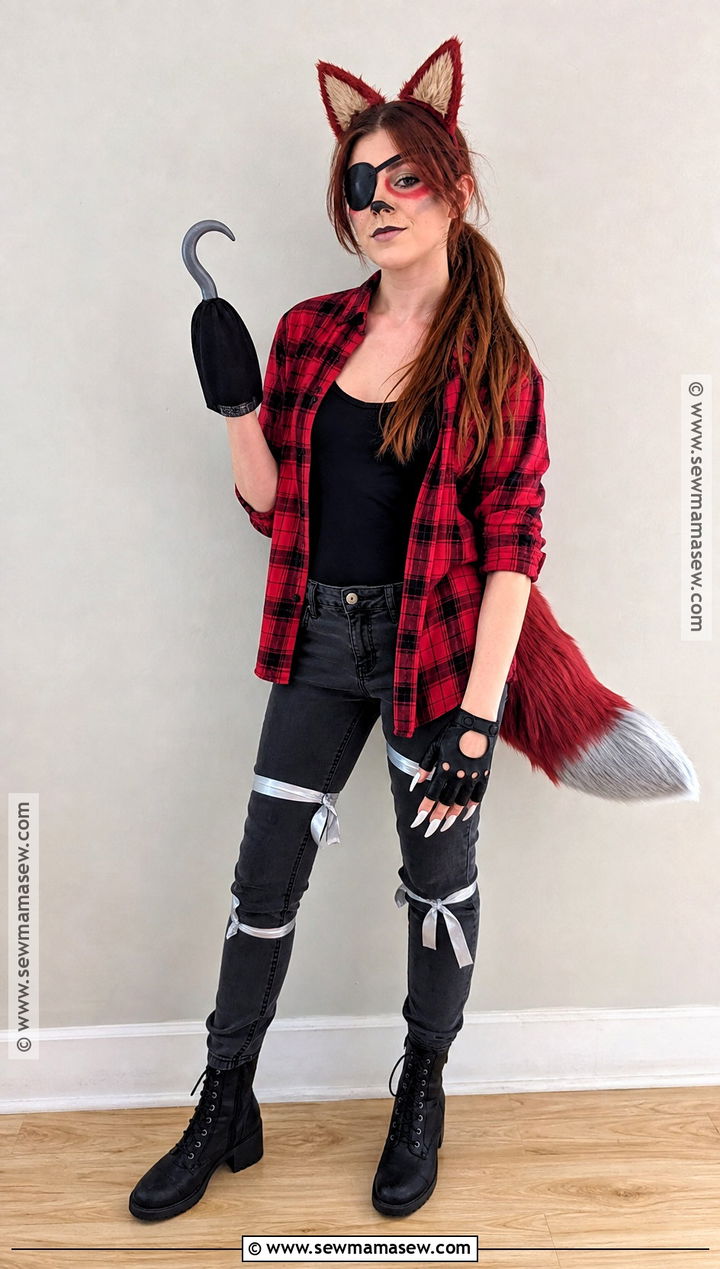 Last Minute Withered Foxy Cosplay - 30 withered foxy cosplay ideas