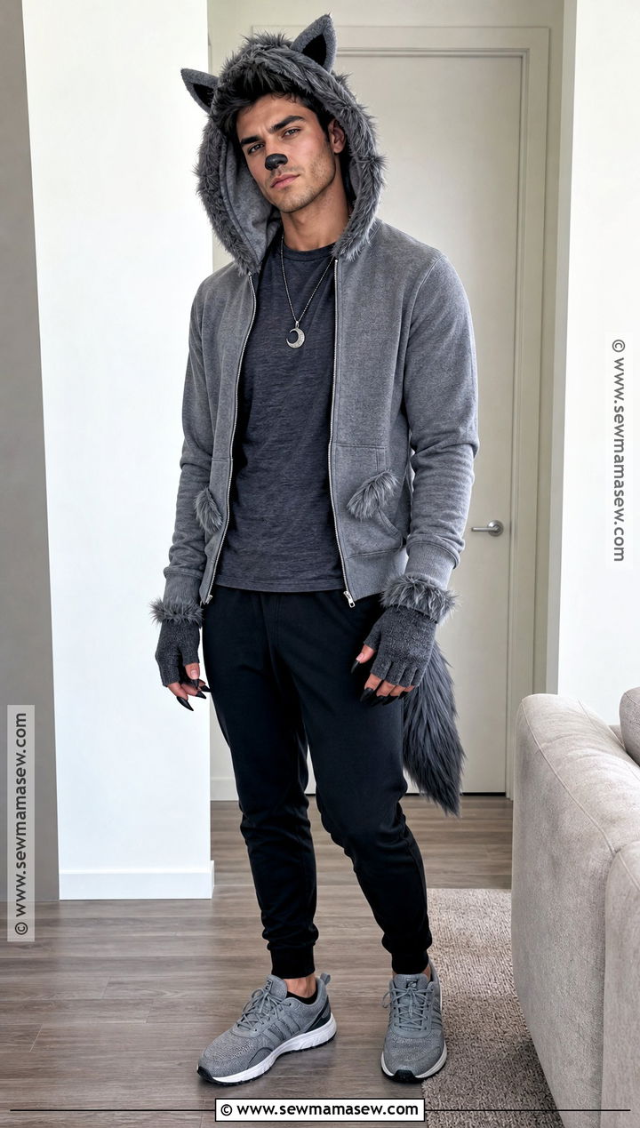 Last Minute Wolf Hoodie Costume - 30 wolf costume ideas for men