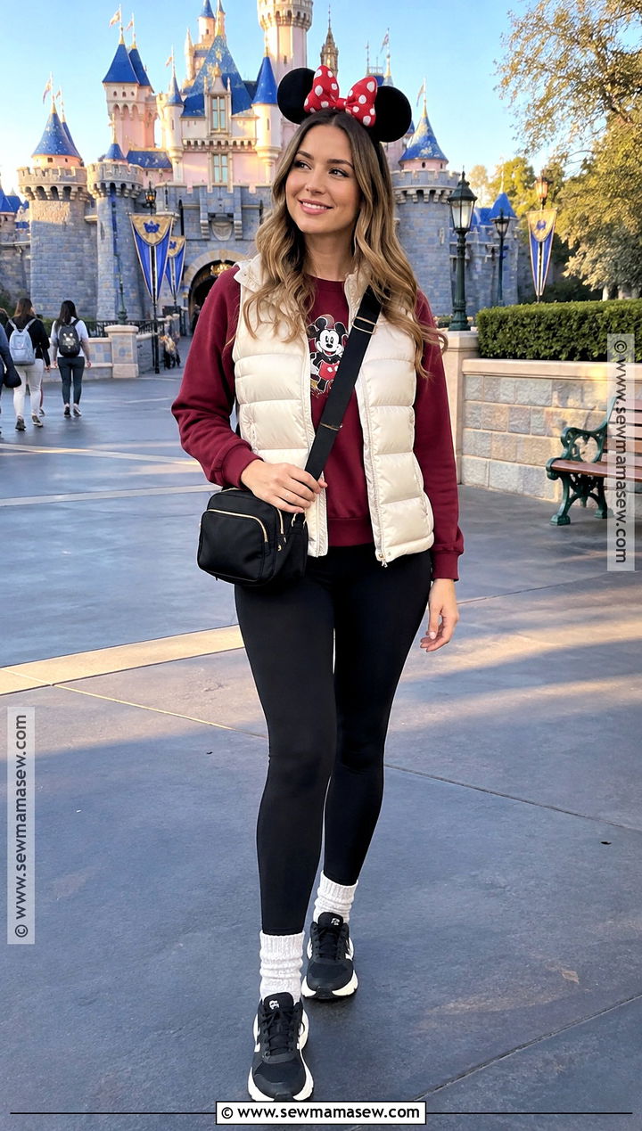 Late November Disneyland Puffer Vest Outfit - 20 disneyland outfits november