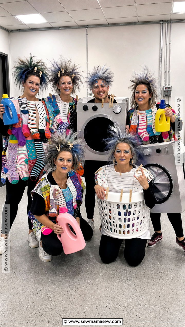 Laundry Day Group Costume - 35 Funny Group Halloween Costumes