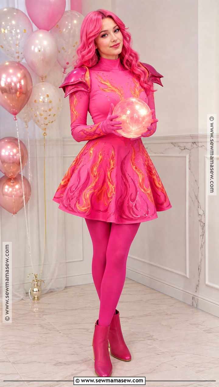 Lavagirl Dress Costume - 30 shark boy and lava girl costumes