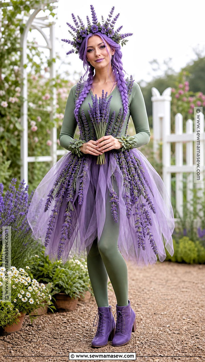 Lavender Flower Costume - 40 Flower Costume Ideas